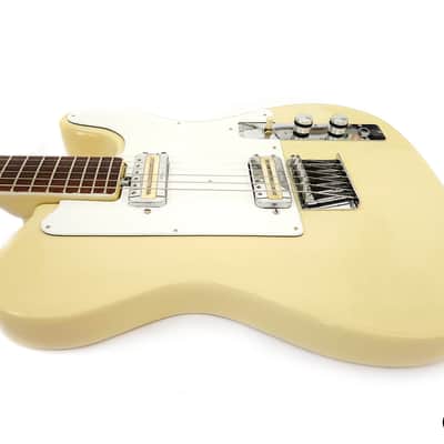 Hofner 175 II Tele e-guitar from 1972 in aged white (Restored, Vintage, Höfner) image 10
