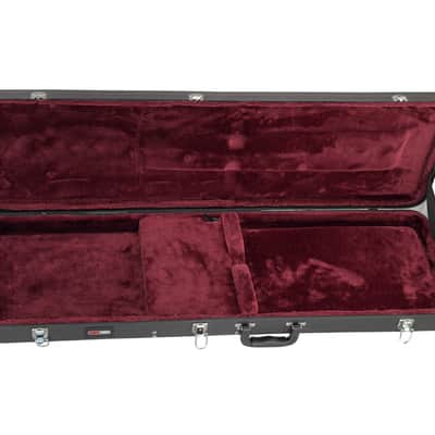 Gator Cases GWE-ELECTRIC Electric Guitar Wood Case - Limited Ed. Red Interior image 1