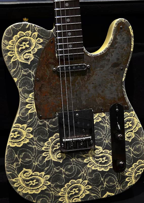 M-Tone TKO Custom T - Telecaster Nicotine Paisley + Lollars image 1