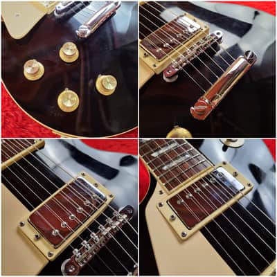 Left Handed Heerby LS-500 1978 - Black - Les Paul Standard - All Original With Maxon Pickups - Kasuga - Made In Japan - MIJ image 4