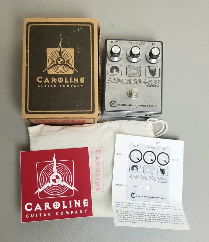 Caroline "Aaron Graves" Overdrive/Boost (Icarus) Pedal - Rare LTD 1 of 7 - (open to offers!) image 1