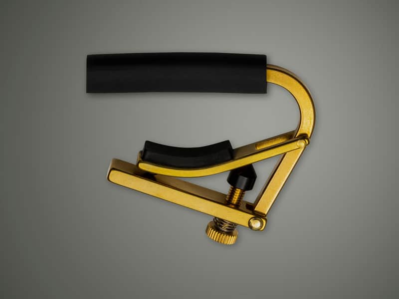 Shubb Capo Royale C1g – Gold Finish for Steel-String Guitar image 1