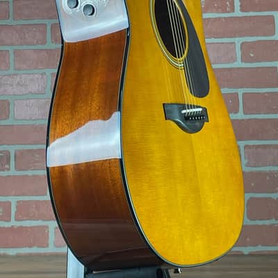 Yamaha FGX5 Red Label Acoustic-Electric Guitar - Natural image 8