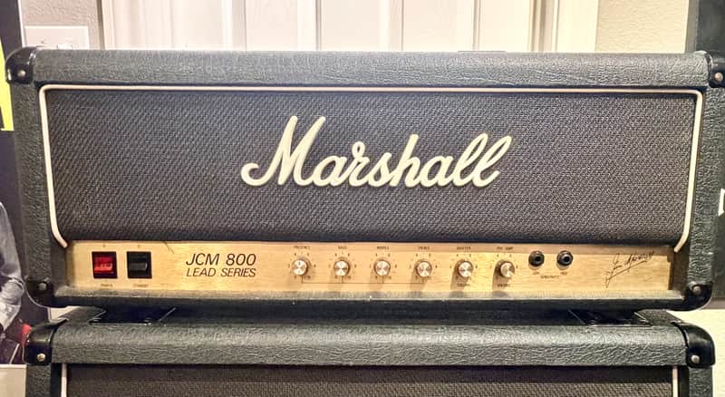 Marshall JCM 800 Lead Series Model 2203 100-Watt Master Volume Head 1981 - 1989 - Black