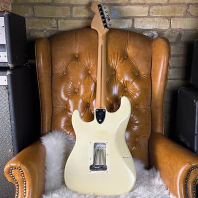 1980 Fender Stratocaster Vintage White / Black Pickguard & Pickups W/ Original Hardshell Case! image 2