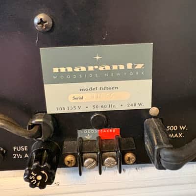 Marantz Model 15 amplifier made in usa not japan 1960’s image 10