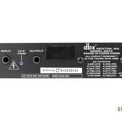 dbx 263X De-Esser image 9