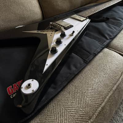 Epiphone Flying V Solid Body Electric Guitar - Ebony image 8