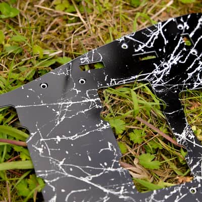 Fender Jazzmaster pickguard MIJ made in japan crafted marbla black image 2