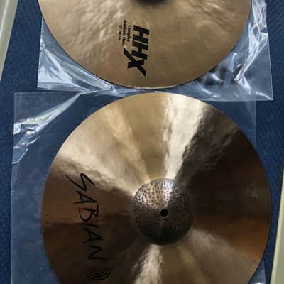 Mint Sabian 15" HHX Complex Medium Hi-Hats - (Pair) image 2