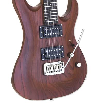 Aria Pro Ii Electric Guitar Mac Dlx Stained Brown image 1