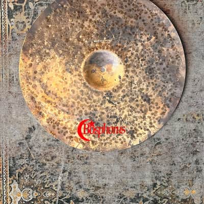 TURK OF DOOM Dark Complex Bosphorus RAW 18” THIN CRASH RIDE ONLY 1340 g Spectacular Unlathed image 2