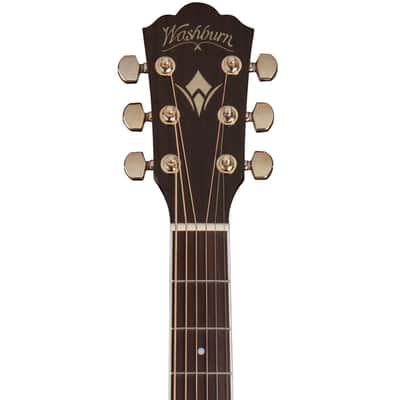 Washburn HJ40SCE Heritage Series Jumbo Style Cutaway 6-String Acoustic-Electric Guitar image 10