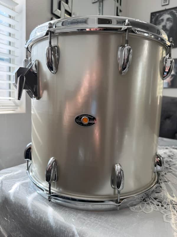 Slingerland Magnum 1979 Silver Mist 14x14 Power tom XLNT Cond! image 1