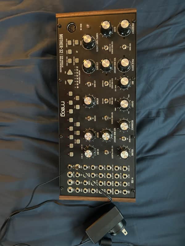 Moog Mother-32 Tabletop / Eurorack Semi-Modular Synthesizer 2015 - Present - Black image 1
