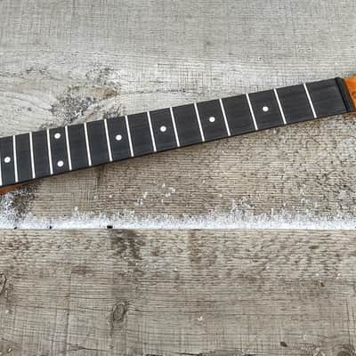 22 Steel Fret Mahogany on Rosewood 25.5 scale Guitar Neck Replacement DIY image 5