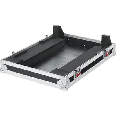 Gator Non-Doghouse Mixer Case for Midas M32R. Includes tilt & go wheels, plus 4" storage behind mixer. Shallow base allows mixer use while in case. G-TOURM32RNDH image 4