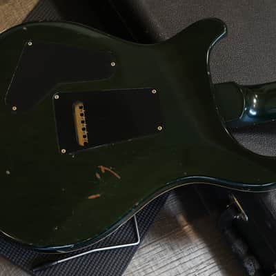 2015 PRS 30th Anniversary Custom 24 10 Top Electric Guitar Flamed Jade + OHSC image 12