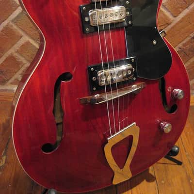 Vintage Italian Contessa HG-130 F Hole Archtop Semi acoustic Hollow Body Jazz Guitar image 14