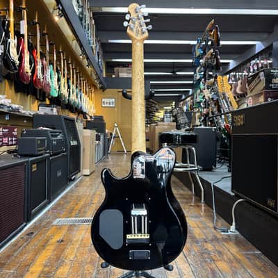 Ernie Ball Music Man Axis Super Sport MM90 Tremolo Electric Guitar 2012 Translucent Blue w/Hard Case image 6