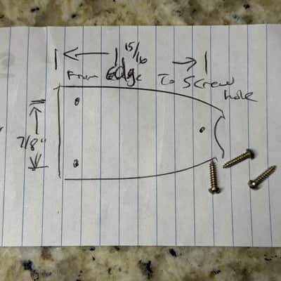 Epiphone Truss Rod Cover 70s image 4