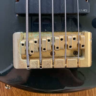 Spector NS 5CR Mid-1999 Black Transparent/Gold image 4