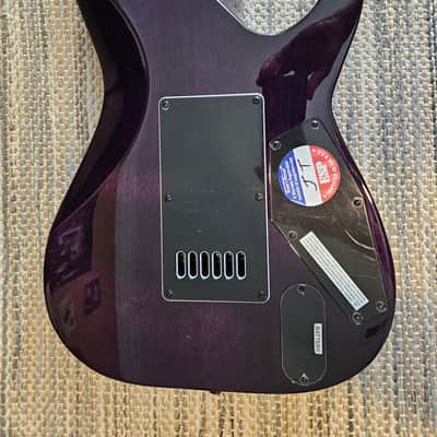 ESP LTD H-1000 EVERTUNE LH See Thru Purple Sunburst image 3