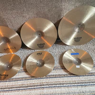 Sabian FRX Cymbal Set 14” Hats 16” 18” Crashes 21” Ride + Cut-Down Crash image 7