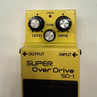Boss SD-1 Super Overdrive Vintage 1981 First Year Guitar Effect Pedal MIJ Japan image 2
