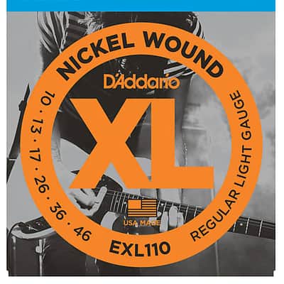 D'Addario EXL110 Nickel Regular Light Electric Guitar Strings - .010-.046 image 2