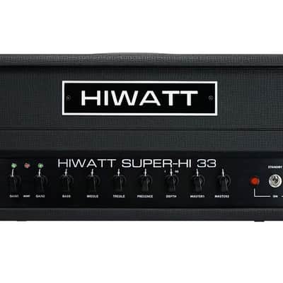 Hiwatt SUPERHI33H 30-Watt 2 Channel Guitar Tube Amplifier Head w/Extreme Gain image 1