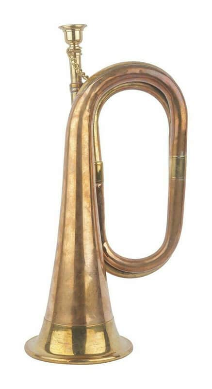 Bugle Antique Look  Copper/Brass Made Classy Gift Items Old School Orchestra Band image 1