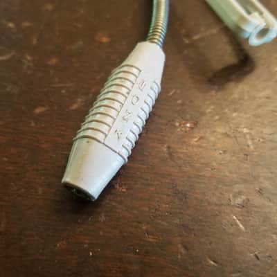 Sony 16' vintage mono headphone aux signal extension cable with lock Japan 1970s - grey image 4