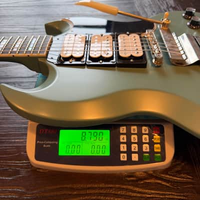 Used Gibson Custom Shop SG Custom Mod Shop Satin - Pelham Blue w/OHSC image 10
