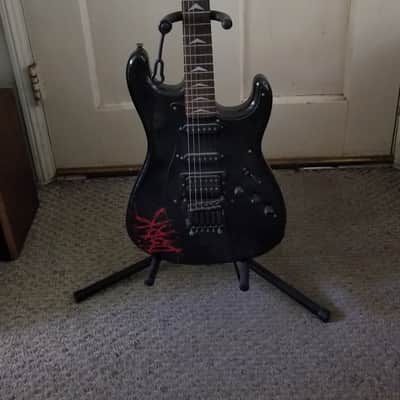 Unbranded DORK Super Strat mid 80s - Black image 3