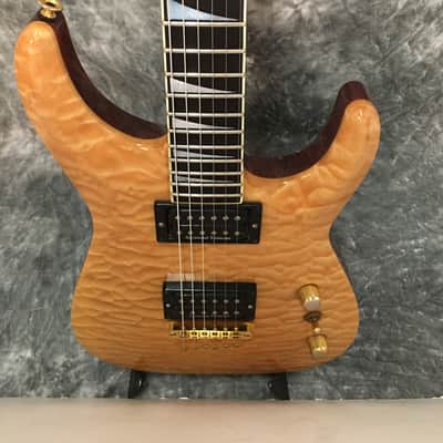 Jackson USA Soloist Slatq-h 2003 Natural Quilt Maple Top image 3