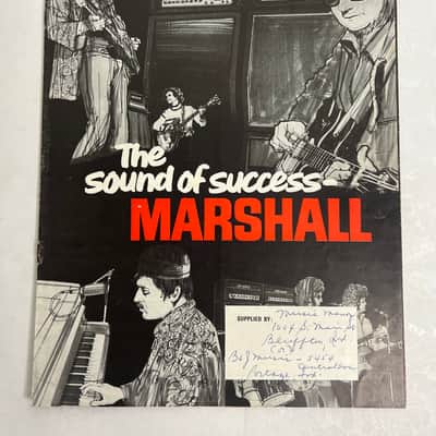 very Rare Marshall 1967 catalog image 1