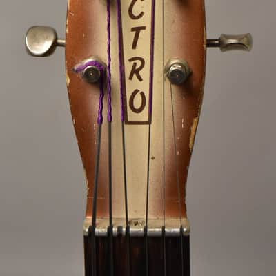 c. 1958 Danelectro Longhorn Baritone Copper Burst w/HSC image 6