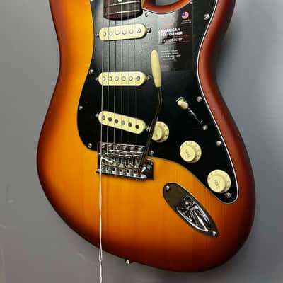 Fender Limited Edition American Performer Timber Stratocaster 2024 - Honey Burst image 4