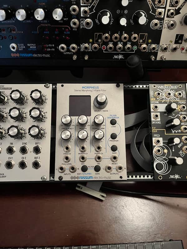 Rossum Electro-Music Morpheus Stereo Morphing Z-Plane Filter Eurorack Module 2016 - 2021 - Silver image 1