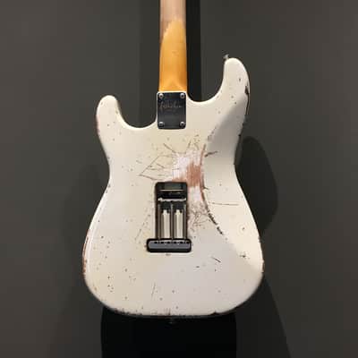 Made to Order - FRANCHIN Mercury guitar Relic Aged 100% Nitro Lacquer (Sunburst/ Black/ White/ Blue/ Green/ Yellow/ Red/ Pink/ Burgundy/ Purple/ Gold/ Silver, etc.) Stratocaster-Strat-S-Style Made in Italy image 17
