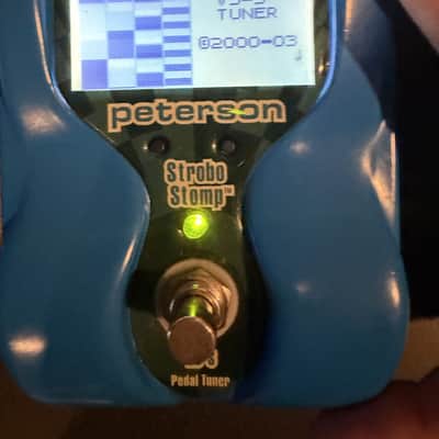 Peterson VS-S StroboStomp Pedal Tuner 2000s - Blue image 6