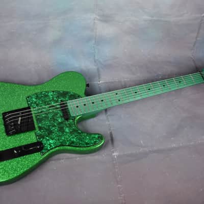Video! Telecaster HH Metallic Green Sparkle Flake 4-Way Coil Split image 11