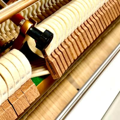 WILH.STEINBERG P118CW Upright Piano White - white snow image 7