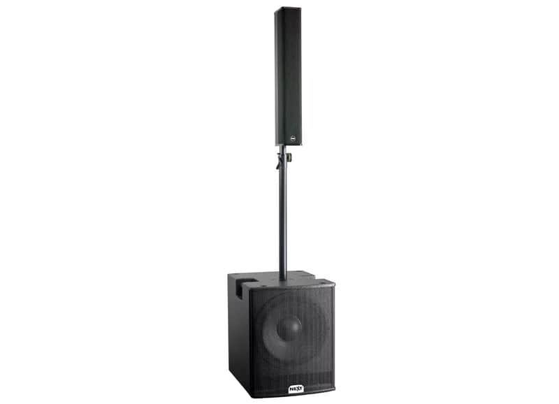 Next Pro Audio MH8.15 Portable Column Line Array PA System – DJ, Live Sound, Disco, Events Speaker Setup image 1