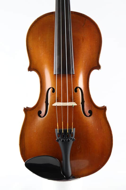 Handmade German Violin, Stainer Model, full size, birds eye maple image 1