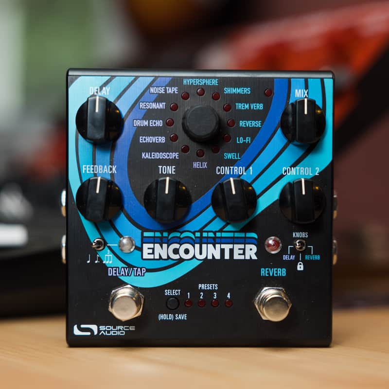 Source Audio Encounter Ambient Delay / Reverb 2025 - Present Black / Blue image 1