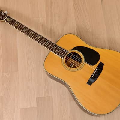 1970s Morris W-50 Vintage Dreadnought Acoustic Guitar, Spruce & Rosewood w/ Case, Japan image 12