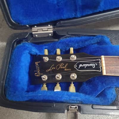 1987 Gibson Les Paul Standard - Ebony - OHSC - Tim Shaw's? LH image 3