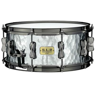 Tama SLP Expressive Hammered Steel Snare Drum 14x6 image 1